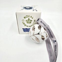 Bl� Mega Riflet Julekugle. 1 sortering 