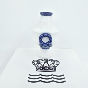 Bl Vifte Kuvert Vase / Bordkortholder nr. 1212-11535. Sjlden