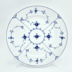 B & G Musselmalet Riflet Middagstallerken sortering 2 