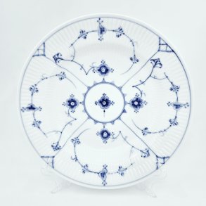 B & G Musselmalet Riflet Dyb Tallerken sortering 2 