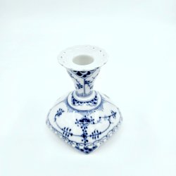 Musselmalet Helblonde Lysestage nr. 1-1138. sortering 2