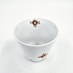 Royal Copenhagen Multifarvet Elements Scarlet Kop nr. 495. sortering 1  