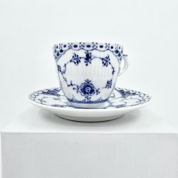 Musselmalet Halvblonde Espressokop nr. 1-528. sortering 3 