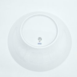 Royal Copenhagen Hvid Elements Dyb Tallerken nr. 604. sortering 1 