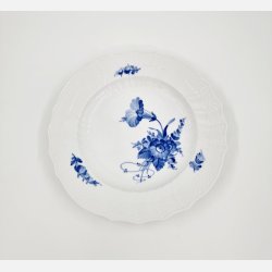 Bl Blomst Svejfet Middagstallerken nr. 10-1621. sortering 2