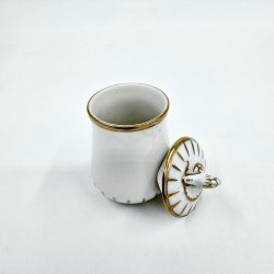 Hartmann Hvid Sennepskrukke nr. 52C. sortering 1 