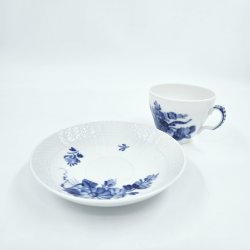 Bl� Blomst Svejfet Kaffekop nr. 10-1549. sortering 2 