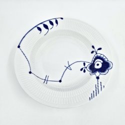 Bl Mega Riflet Dyb Tallerken nr. 604. sortering 2   