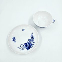 Bl� Blomst Svejfet Tekop nr. 10-1551. sortering 2  