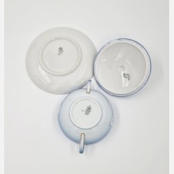 Mgestel Bouillonkop nr. 247 Med Guldkant 1 sortering 