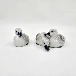 Royal Copenhagen Figur Svane Familie nr. 360. sortering 1 