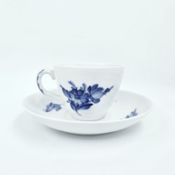 Bl� Blomst Flettet Espressokop nr. 10-8040. sortering 2  