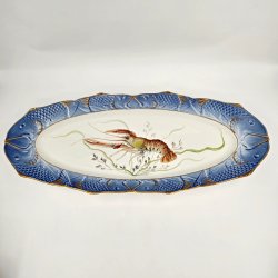 Bl� Fiskestel Fiskefad nr. 1212-3001. sortering 1 Sj�lden