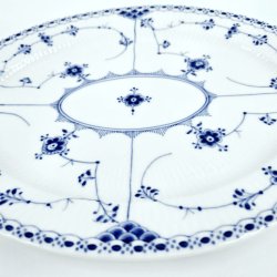 Musselmalet Halvblonde Ovalt fad nr. 1-640. sortering 1 