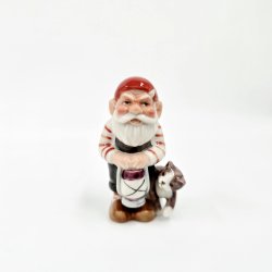 Royal Copenhagen Pixie Nisse Med Lygte &amp; Kat nr. 760. Sortering 1  
