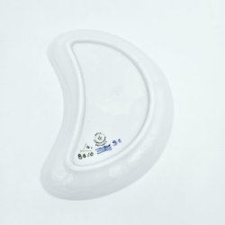  Bl� Blomst Flettet Halvm�ne Asiet nr. 8010. sortering 2 