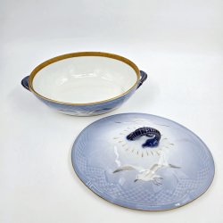 Mgestel Oval Lgfad Med Guldkant nr 6A sortering 1 Sjlden  