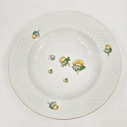 Erantis Dyb Tallerken nr. 22 Med Guldkant 1 sortering