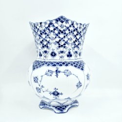 Musselmalet Helblonde Vase nr. 1-1124. sortering 1 