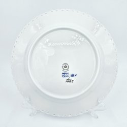 Musselmalet Helblonde Tallerken nr. 1-1085. sortering 1 