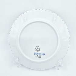 Musselmalet Helblonde Kagetallerken nr. 1-1087. sortering 1