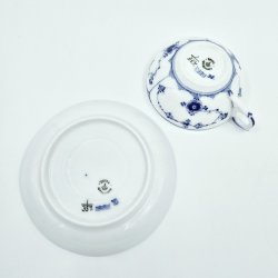 Musselmalet Riflet Espressokop nr.1-357. sortering 1 