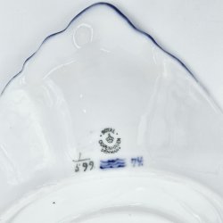 Musselmalet Halvblonde Underfad nr. 1-599. sortering 2  