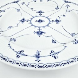 Musselmalet Halvblonde Fad Stort Rundt nr. 1-540. sortering 2