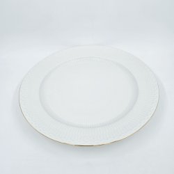 Tradition Hvid Halvblonde Rundt Fad nr. 1275-539. Sortering 2 