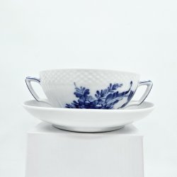 Bl Blomst Svejfet Bouillonkop nr. 10-1872. sortering 1  