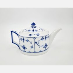 Musselmalet Riflet Oval Tekande nr. 1-253. sortering 1 