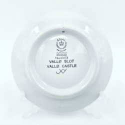 Royal Copenhagen Mini Juleplatte Vall� Slot Jul �r 1987.