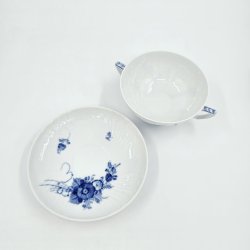 Bl Blomst Svejfet Bouillonkop nr. 10-1872. sortering 1  