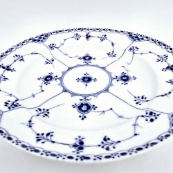 Musselmalet Halvblonde Frokosttallerken nr. 1-572. sortering 2  