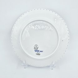 Musselmalet Helblonde Sildetallerken nr. 1-1086. sortering 3  