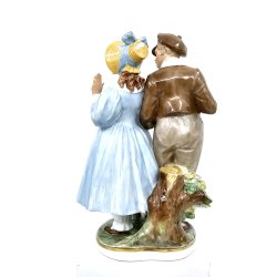 Royal Copenhagen / Juliane Marie Figur Hans &amp; Trine nr. 1783. sortering 1 Sjlden