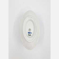 Musselmalet Riflet Hotel / Jern Porceln Sovseskl nr. 1-2257. sortering 2