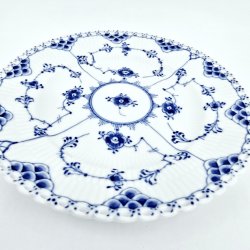 Musselmalet Helblonde Kagetallerken nr. 1-1087. sortering 1