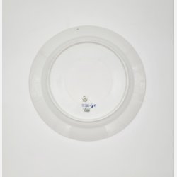 Musselmalet Halvblonde Fad Stort Rundt nr. 1-539. sorterin 2 