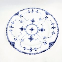 Musselmalet Halvblonde Middagstallerken nr. 1-571. sortering 2 