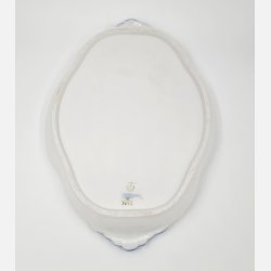 Bl Blomst Svejfet Stort Fad nr. 10-1692. sortering 1 Sjlden 