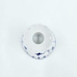 Musselmalet Helblonde Lysestage nr. 1-1138. sortering 1