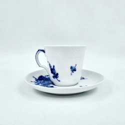 Bl� Blomst Svejfet Espressokop nr. 10-1546. sortering 1 