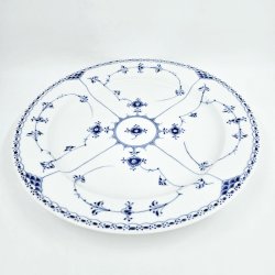 Musselmalet Halvblonde Fad Stort Rundt nr. 1-540. sortering 2