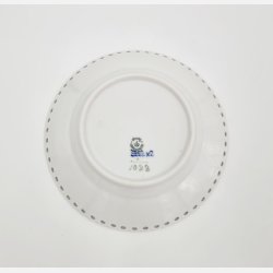 Musselmalet Helblonde Sidetallerken nr. 1-1088. sortering 3 