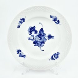 Bl Blomst Flettet Kagetallerken nr. 10-8093. sortering 1  