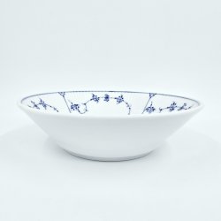 Musselmalet Riflet Dyb Tallerken nr. 600. sortering 2 