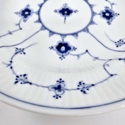 B &amp; G Musselmalet Riflet Dyb Tallerken sortering 2 