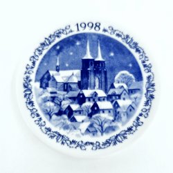 Royal Copenhagen Mini Juleplatte Danmark 1998  
