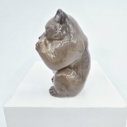 Royal Copenhagen Figur Siddende Bjrn nr. 3014. sortering 1  